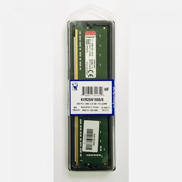 Memoria Kingston Ddr4 8gb 2666mhz KVR26N19S8/8 Pc