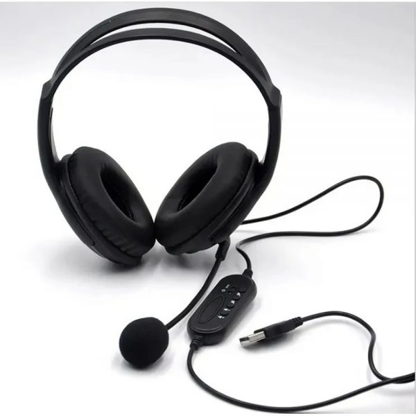 Auricular Jetion 108U c/ Micrófono PS4 Noise Cancelling Headset - USB Binaural