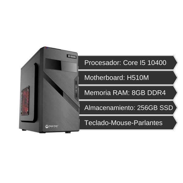 PC NSX DESKTOP I5 10400 8GB SSD256 FreeDOS KIT - POI5S2F-04