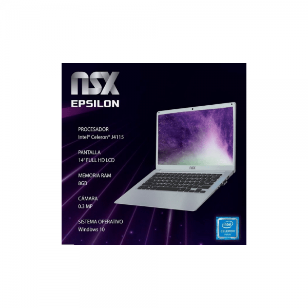 NOTEBOOK NSX - NCF4S4W-2  - EPSILON CELERON 8GB SSD480 W10H - Image 7