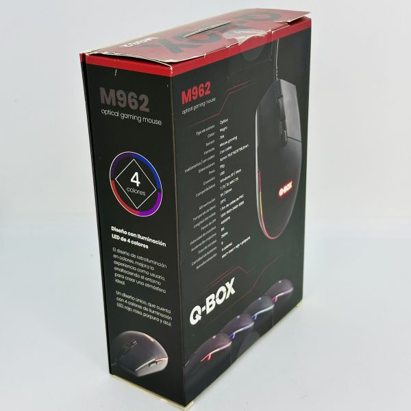 Mouse Gamer Q-Box - 6 Botones - M962 - Image 3