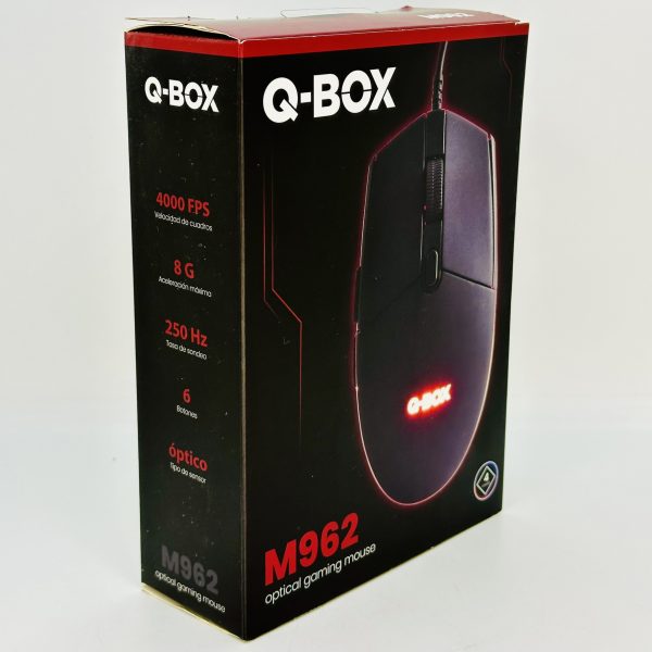 Mouse Gamer Q-Box - 6 Botones - M962