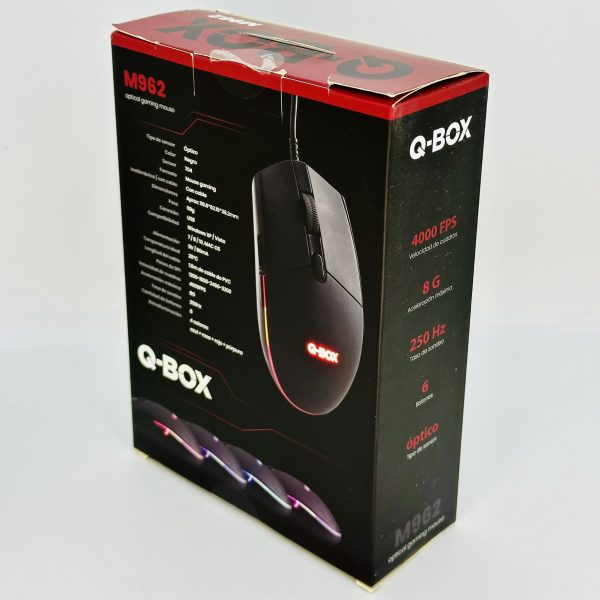Mouse Gamer Q-Box - 6 Botones - M962 - Image 2