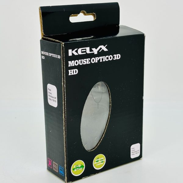 Mouse Optico 3D HD Kelyx - MO-383
