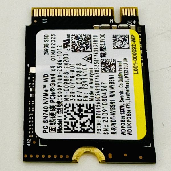Disco SSD Western Digital PC SN740 NVMe 256G - SDDPTQD-256G - Image 7