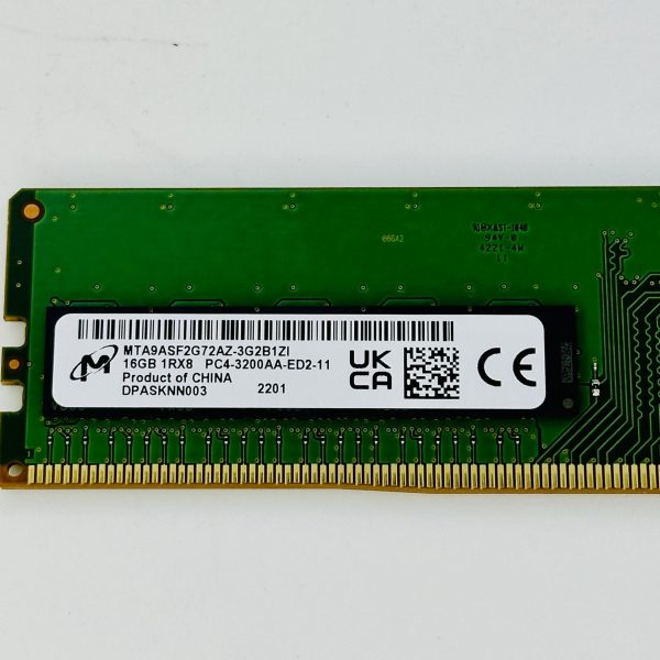 Memoria Micron DDR4-3200 U-Dimm 16GB - MTA9ASF2G72AZ-3G2B1R - Image 6