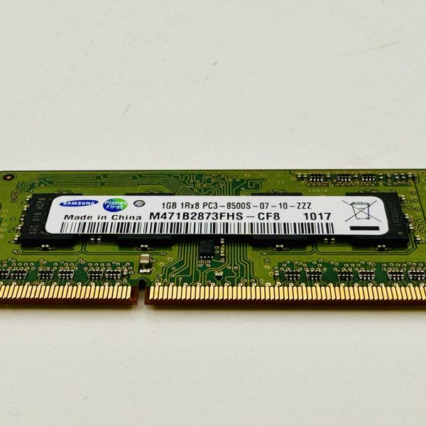 Memoria Samsung 1GB - SODIMM 3200 PC3-8500S-07-10-ZZZ - M471B2873FHS-CF8 - Image 2